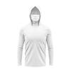 Spot disponible costume de pêche à capuche couleur unie simple léger et fin protection solaire manches longues costume de pêche Luya