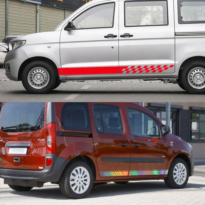Van Door Side Sticker For Mercedes Bnez Citan W415 W420 Camper Caravan Graphics Stripes Auto Racing Sport Decor Decal Car Cover