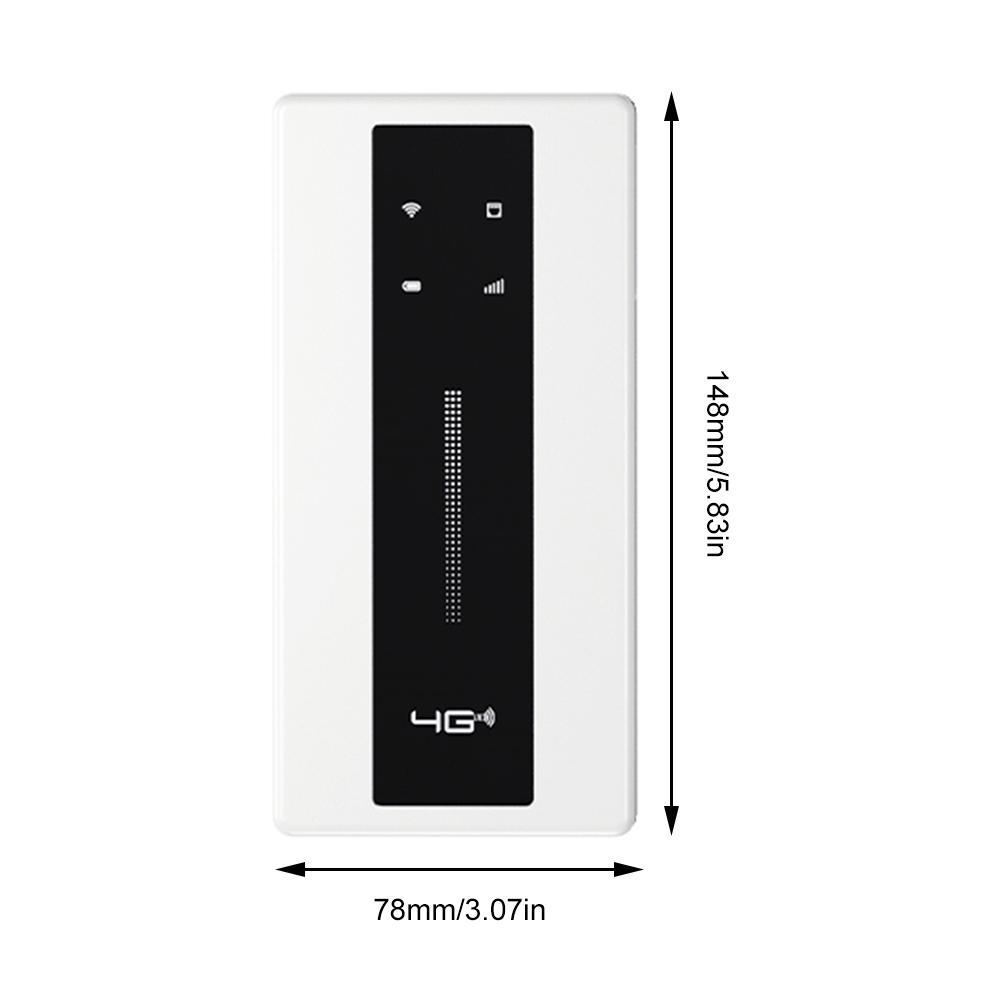 Type-C USB Hotspot Portable 4G WiFi Router 10000mAh Wireless Network Adapter 150Mbps with External Antenna LED Indicator