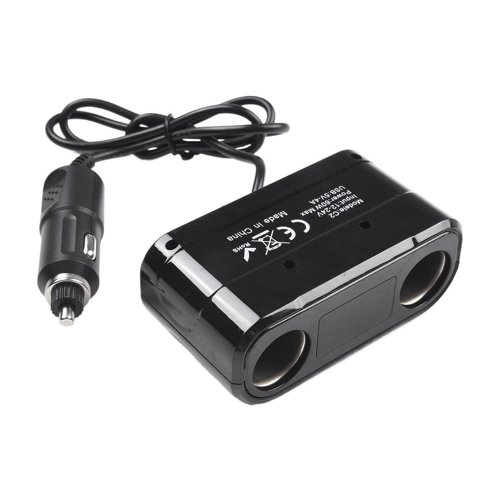 Power Splitter QC USB Car Charger Output Specifications