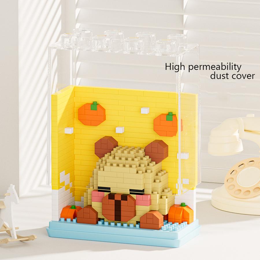 Tiere Zoo Bausteine Set Modell Zusammenbau Mikrosteine Kinderspielzeug Stapelblock Desktop Dekoration Weihnachtsgeschenke