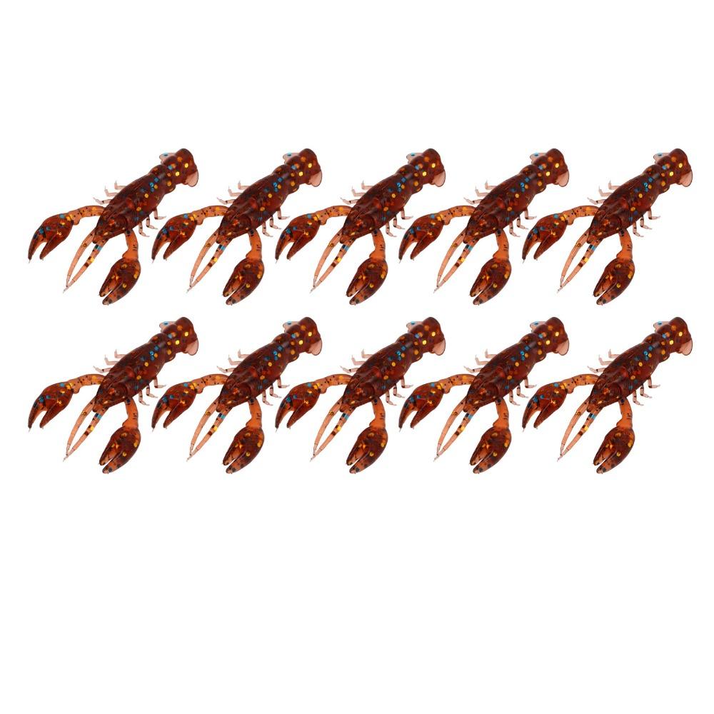 20PCS 5.5cm Fishing Lure Soft Artificial Lure Durable Crawdad Bait  Bass Fishing