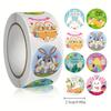 500pcs Easter Bunny & Egg Design Stickers Self-Adhesive Paper Decor for Gifts, Bags, and Party Decorations, Festive Holiday Stickers