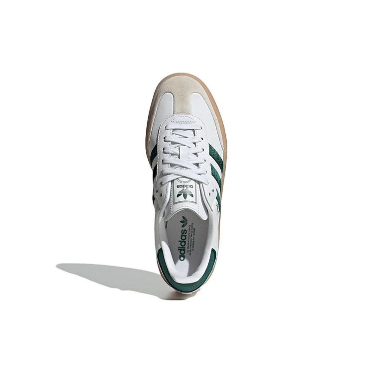 New Adidas Originals Sambae White Collegiate Green Gum Women's ID0440