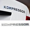 3D Chrome ABS Kompressor Letters Badge Emblem Rear Boot Sticker for Mercedes CLK SLK SL CLS ML GL A B C E S Class
