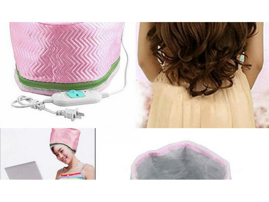 Three-Speed Adjustable Temperature Hair Care Heating Cap for Home Treatment