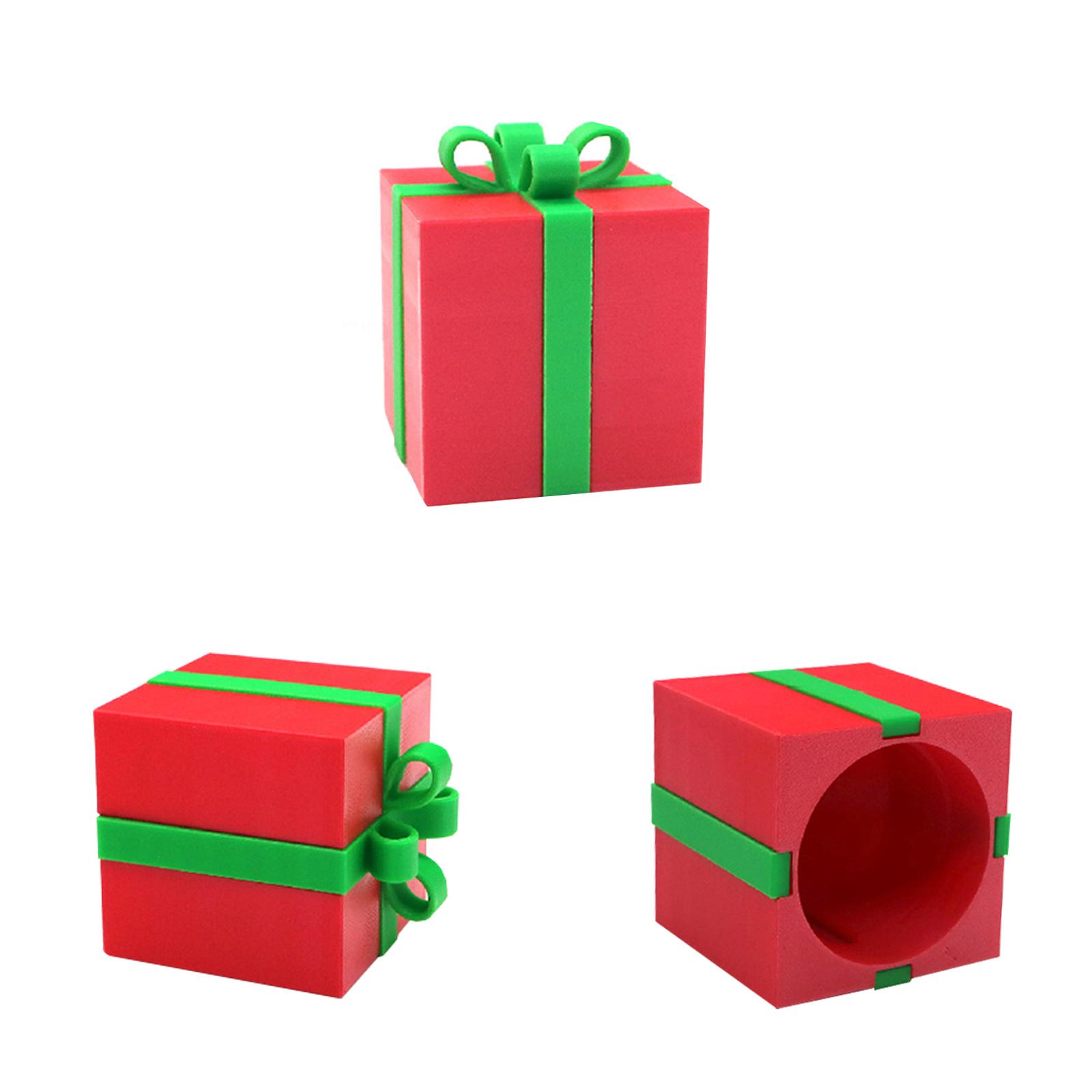 

Christmas Gift Box Car Trailer Cap Decoration, Christmas Car Decoration, Christmas Surprise For Friends And Family One Size