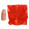 Finger Magic Tricks Phantasy Props Close Up Vanish Appearing ABS Finger Thumb Tip Red Silk Clothing Prosthetic Finger Toy