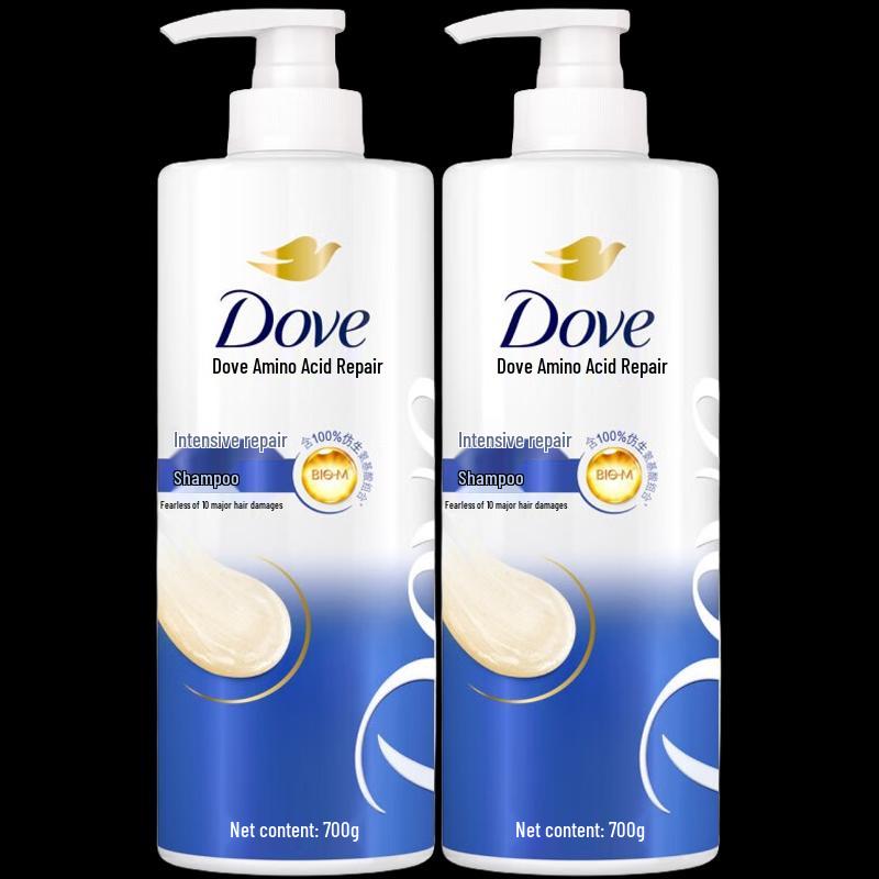 Dove Intensive Repair Amino Acid Shampoo Twin Pack