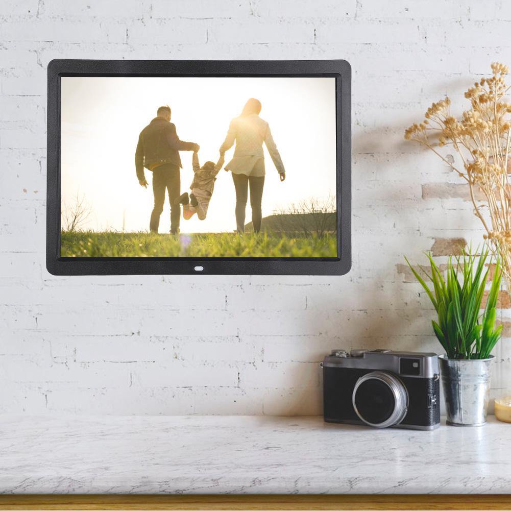 15.4 Multifunktions 1280*800 Digitaler Fotorahmen Musik Film Player mit Fernbedienung