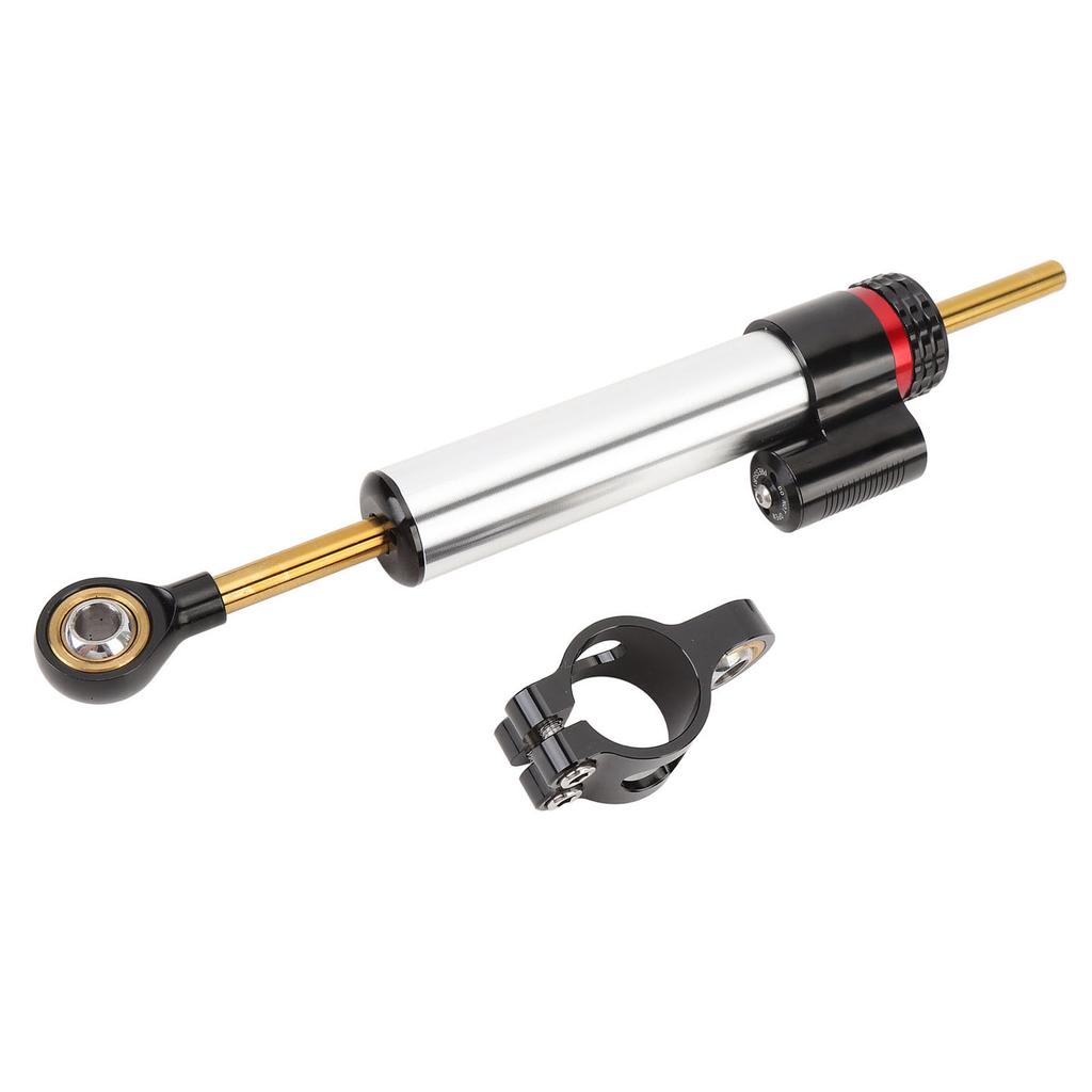 Amortecedor de Direção de Motocicleta Ajustável Liga de Alumínio 6061 Estabilizador de Direção Universal para Motocicleta Acima de 600cc