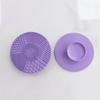 Silicone Apple-Shaped Makeup Brush Cleaning Pad with Suction Cups