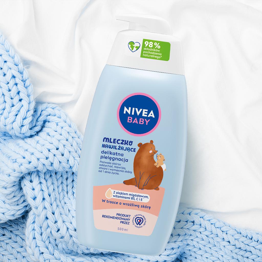 090344 Nivea Baby Moisturizing Milk Gentle Care 500