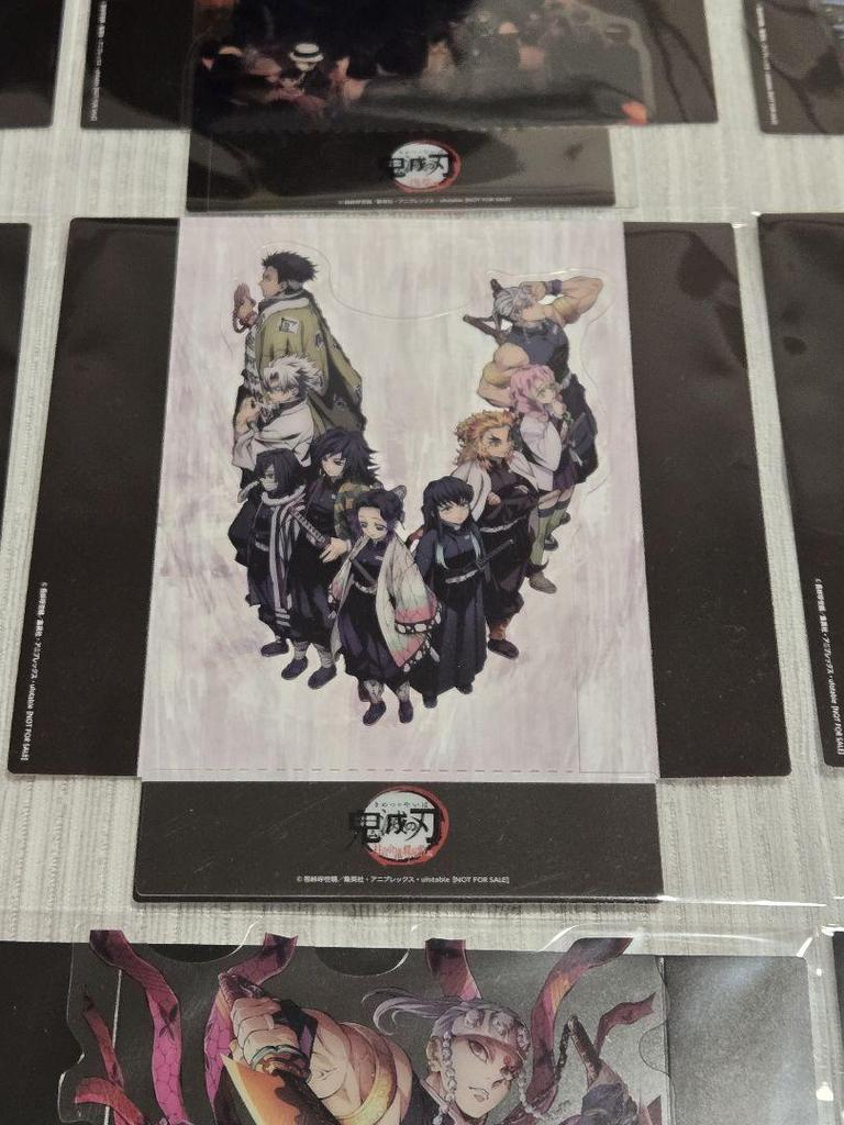 [USED] Demon Slayer Theater admission bonus "Key Visual Clear Stand" complete set of all 12 types