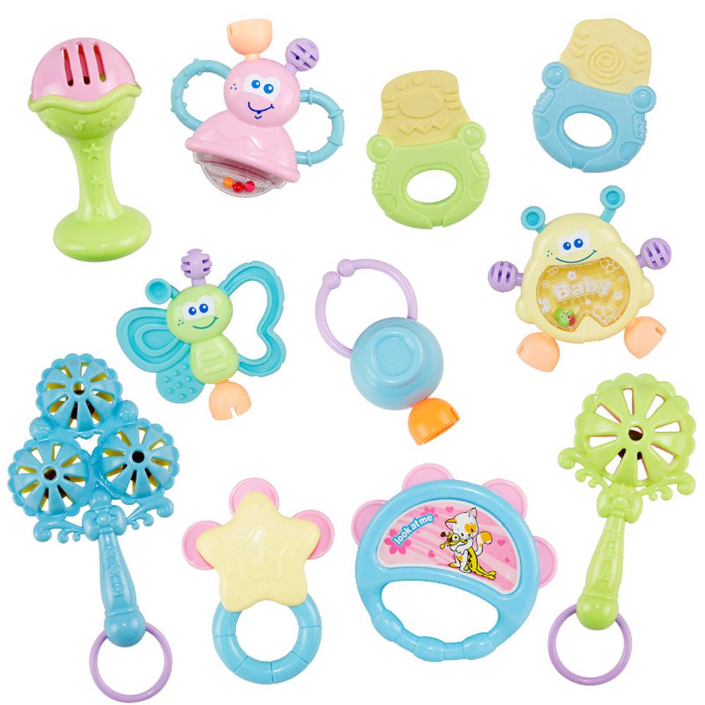 Rattling 6/8/10pc/Set Cartoon Montessori Toys Teething Kids Educational Crib Mobiles Baby Toy