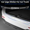 1Pcs Transparent Car Trunk Badge Protective Sticker Car Accessories For 308 408 508 RCZ 208 3008 2008 206 207 108 407 408 206 207 208 306 307