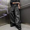 Unisex Y2k Gothic Vintage Jeans Spinne Bestickte Gespleißte Jeanshose im amerikanischen Stil Baggy Wide Leg Hip Hop Streetwear