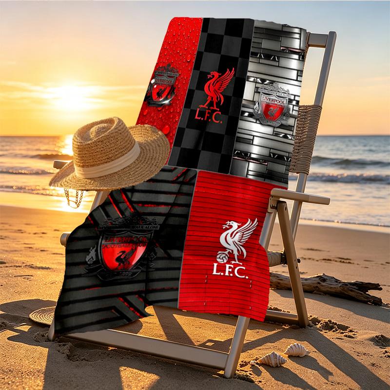 Football club.C Print Beach Towel Design, Soft, Lightweight. for Home Bathroom, Spa, Pool, Yoga, Surfing, Camping, Gift for Family, Friend