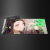 Demon Slayer Inosuke Anime Gaming Mouse Pad Large Rubber Keyboard Desk Mat With 2MM Stitched Edge Design