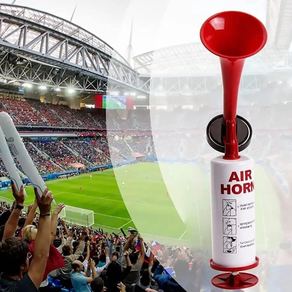 1pc Handheld Air Horn Portable Air Pump Air Horn Party Accessories Security Emergency Air Horns Fire Alarm Horn Red Color