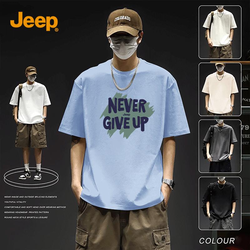 

JEEP Men s American Style Cotton Graphic Tee M
