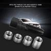 Spark Plug Thread Repair Kit, Akozon 5Pcs Carbon Steel Spark Plug Re-thread Tap Tools with Inserts for 14mm Sparking Plugs Repair