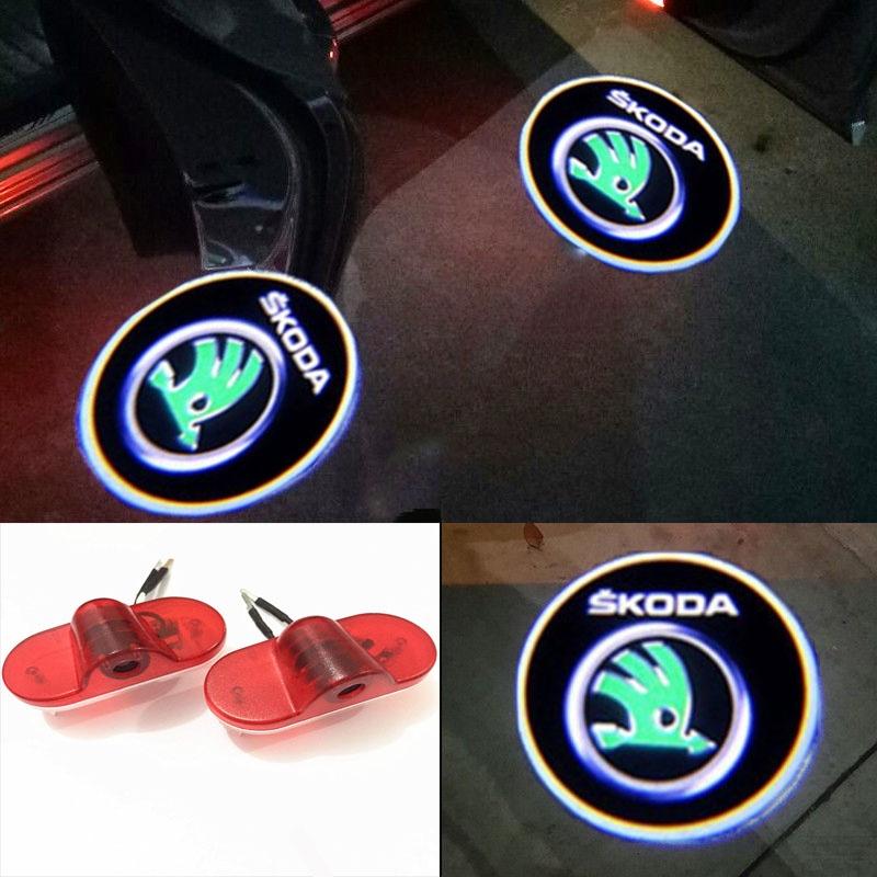 Led Laser 2pcs Car Door Ghost Shadow Welcome Projector Lights Car Styling
