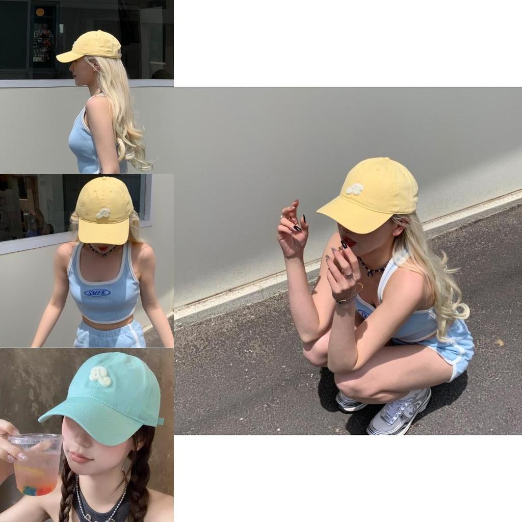 Stylish Embroidered Letter Baseball Cap For Women And Men In Vibrant Colors