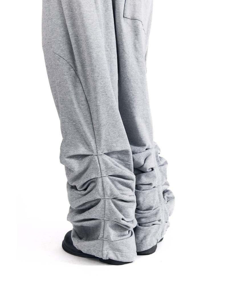 AAKAM Sediment Pin-Tuck Sweatpants (Gray)