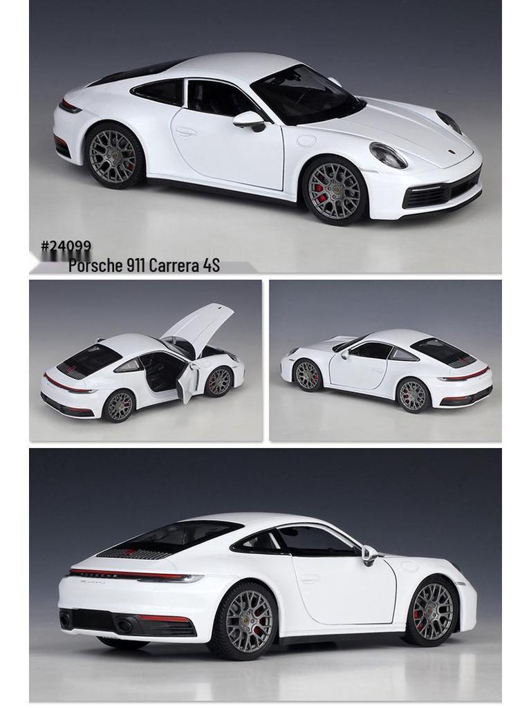 Welly 1:24 Porsche 911 Carrera 4S Alloy Model Toy Car