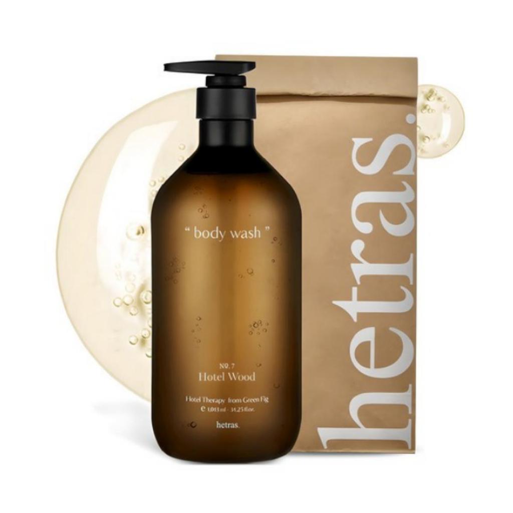 Hetras Hotel Therapy Gel Douche Corps Grande Capacité - Hotel Wood, 1,013L