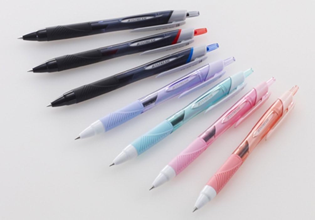 Mitsubishi Pencil Jetstream Ballpoint Easy to Oil-Based Pens, 10-Piece Set, 0.38mm, Red, Write, SXN15038.15