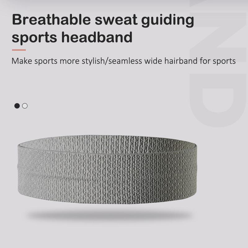 Non-Slip Elastic Sport Headbands Running Sweat-Absorbing Yoga Spa Wash Face Hairband For Women Men Sports Headwrap Sweatband
