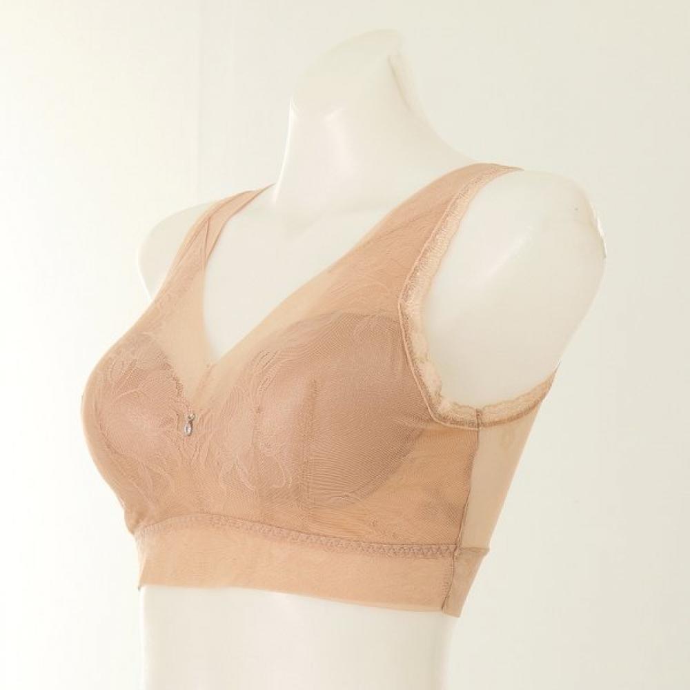 Venus Nylon Mesh Jacquard Hem Material Cup Lingerie Top Style Bralette Vlgc344