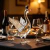 Duck Shape Whiskeys Decanter Bottle, Clear Glass Liquor Decanter for Home Bar Users, Hosts, Gatherings and Table Presentation