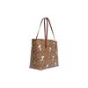 Coach X Peanuts Snoopy Dempsey 33 Classic Monogram Buckle Closure Tote Bag Women Tote Brown CF166-IMT1O