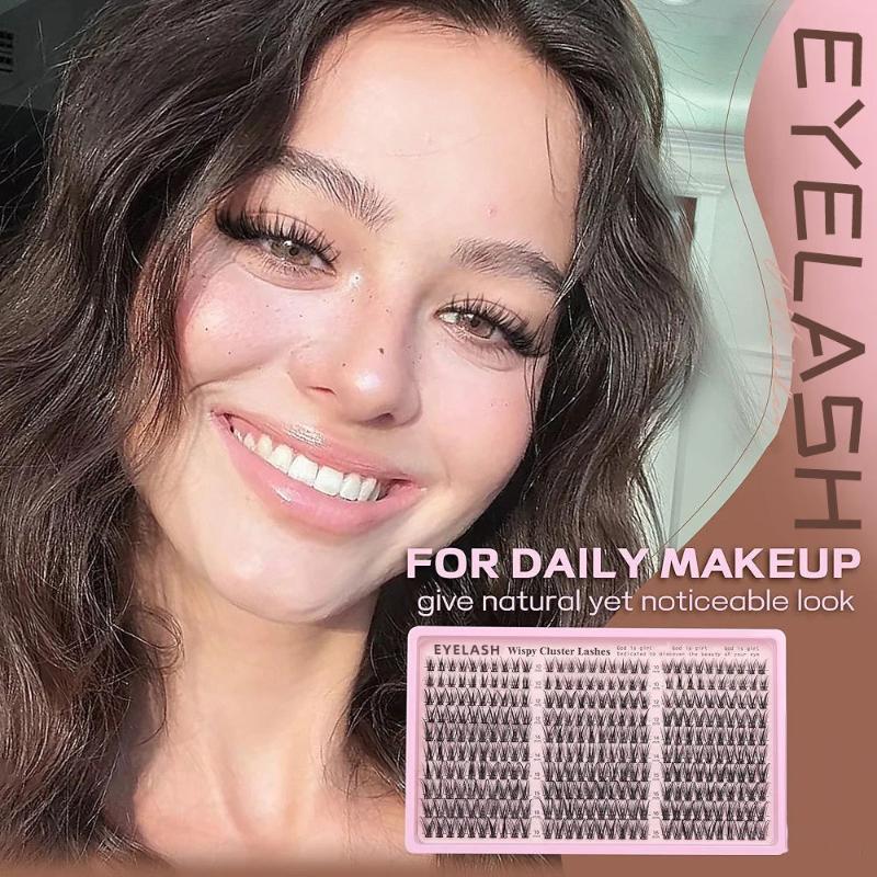 Flexible D Curl Eyelash Clusters DIY for Personalizing Lash Length and Volume
