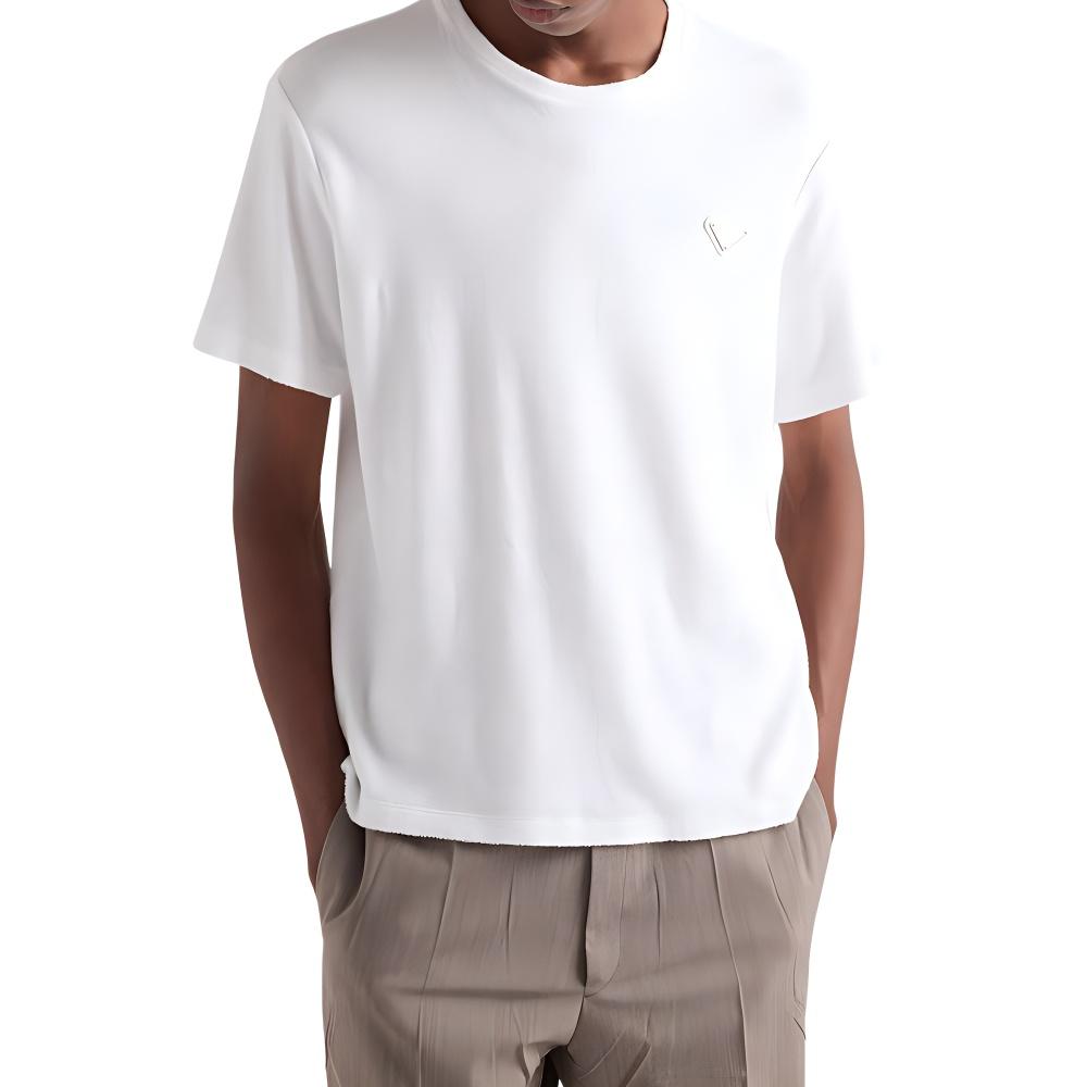 PRADA Logo Cotton T shirt UJN885-16JK-F0009-S-232