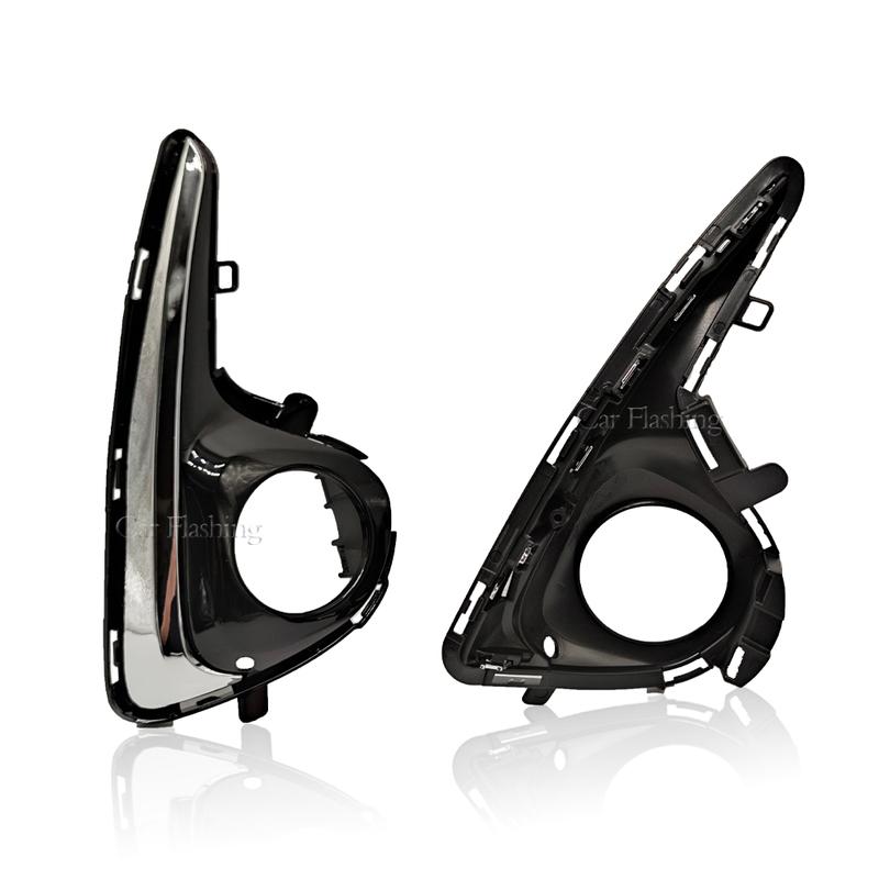 LED Fog Light For Toyota Yaris Vitz US type 2018   with Wires Switch Harness Kit angel eyes Fog lamp cover Chrome