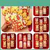 6pcs Cute Cartoon Red Envelopes For New Year Gifts And Spring Festival Celebrations