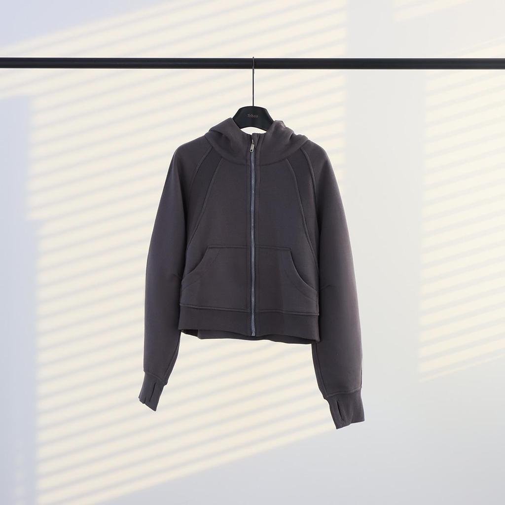 Women's Outdoor Sports Full Zip Loose Hoodie - Autumn/Winter Long Sleeve Casual Fitness Wear (In Stock)
