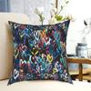 Heart Graffiti Square Pillow Case Polyester Decorative Pillow Banksy Street Art Fashion Cushion Covers