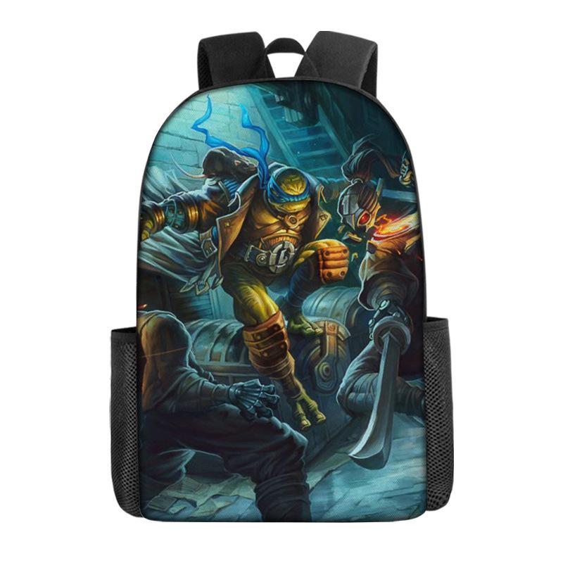 Teenage Mutant Ninja Turtles Children'S School Bag Elementary School Student Cartoon Breathable Backpack Cute Burden Reduction Cool Anime Backpack