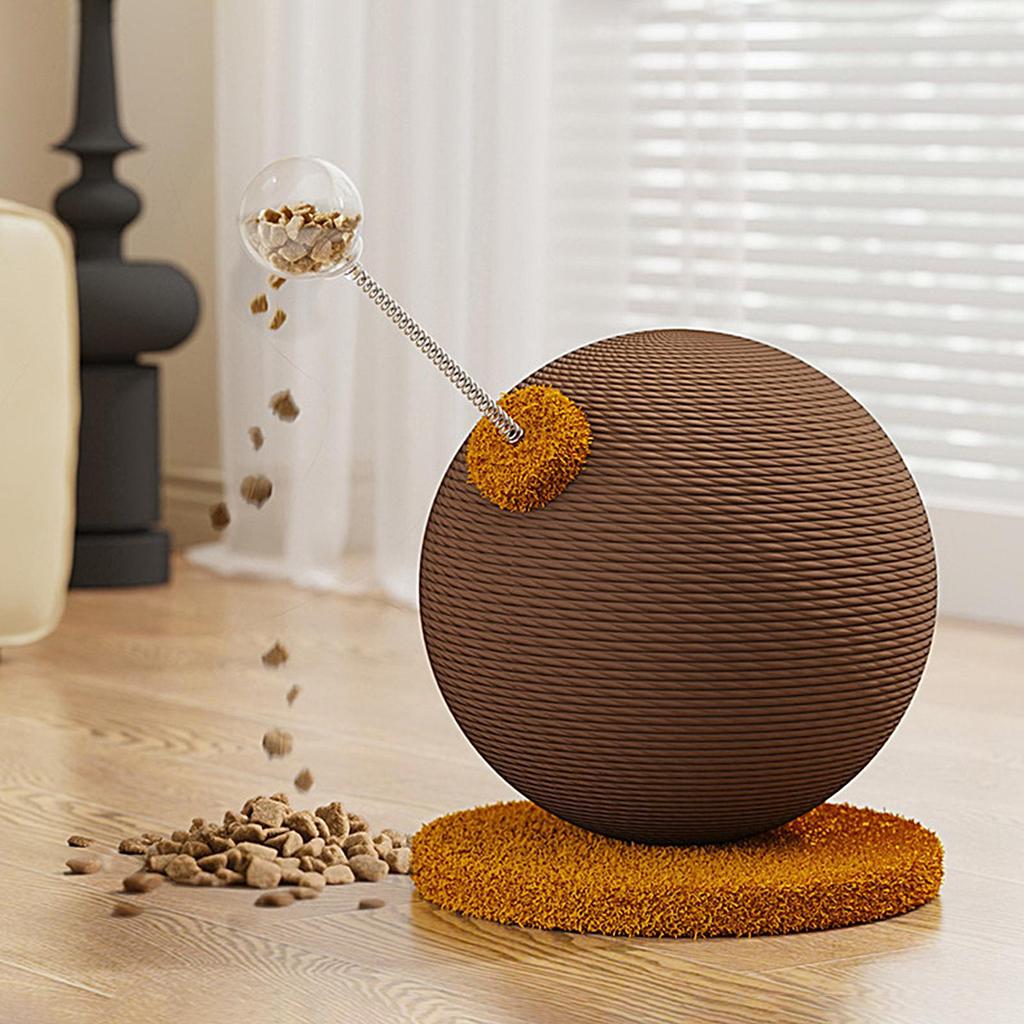 Cat Scratching Post Kitten Boredom Relief Toy Creative Cat Scratching Ball Integrated Climbing Frame For Bedroom Indoors