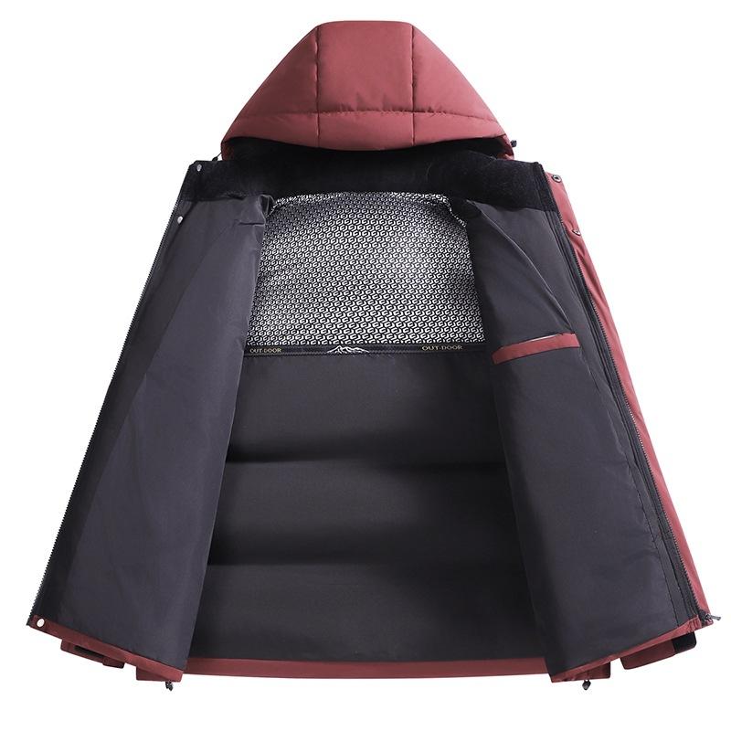 Autumn Winter Men Thick Warm Puffer Jacket Casual Cotton Padded Coat Male Outwear Windproof  Urban Parkas Coats