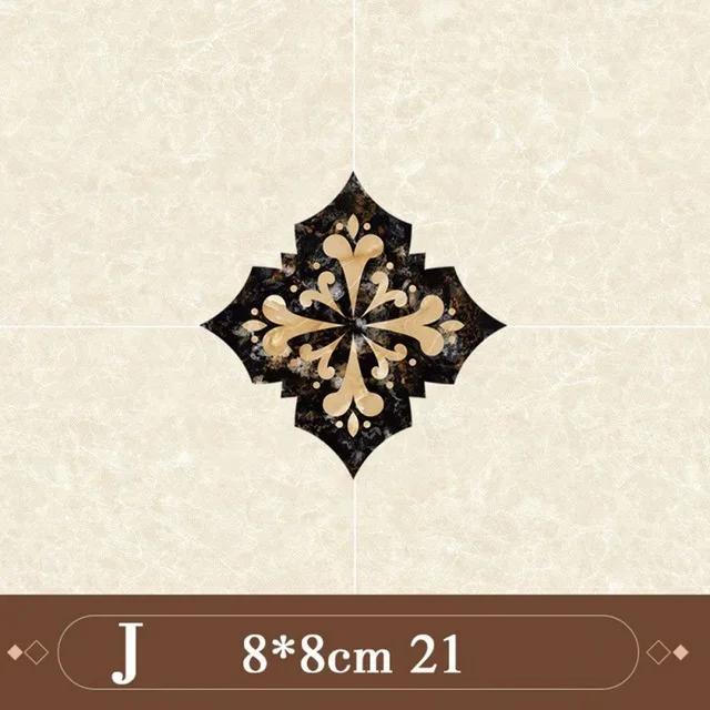 21pcs Removable Floor Sticker Tile Diagonal PVC Ceramic Stickers Living Room Bathroom Sticker Self Adhesive Home Decoration