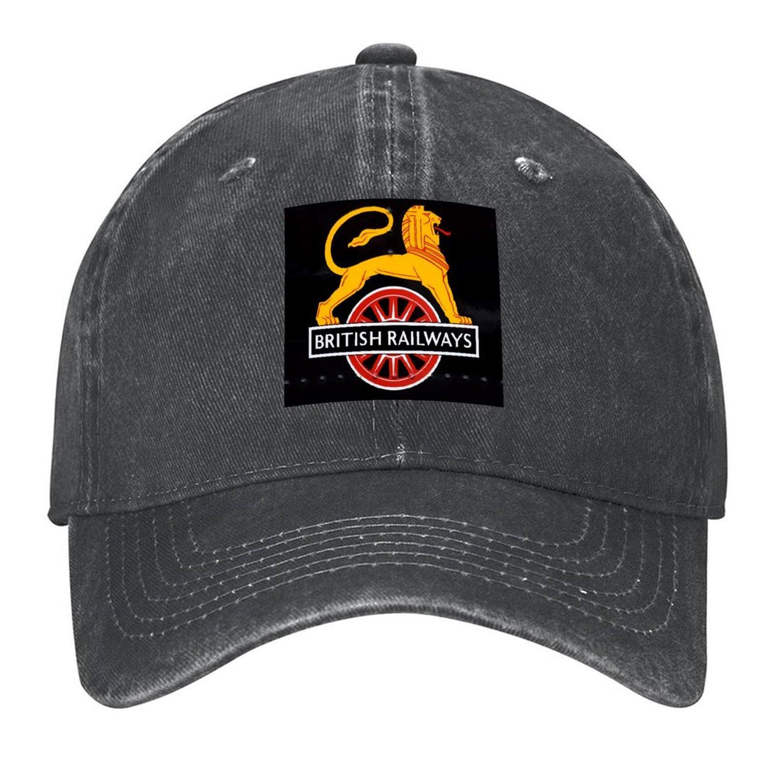 

British Railways Lion logo Baseball Cap designer cap derby hat Hat Beach Christmas Hat Golf Wear Men Womens