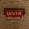 Levi's 70s Made in USA Vintage lunch coat L beige Back bore Men's Used