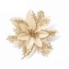 5pcs Fake Gold Powder Flower DIY Christmas Tree Decorations  Christmas Tree