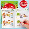 Set of Visual Discovery Find the Difference Game with Pictures & Illustrations Book